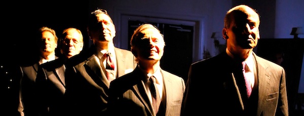 The cast of Bay Street Theatre's "Five Presidents | Copyright Lenny Stucker