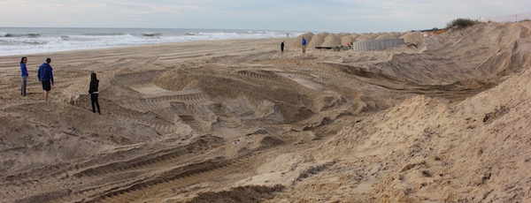 On Kirk Park Beach in Montauk Saturday morning.