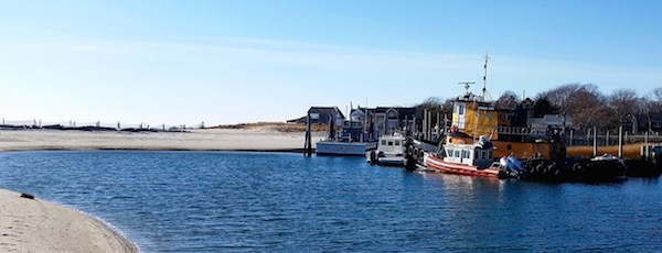 The Leslie Anne gets ready for Monday's work.