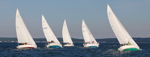 Wednesday night at the starting line, New Suffolk.