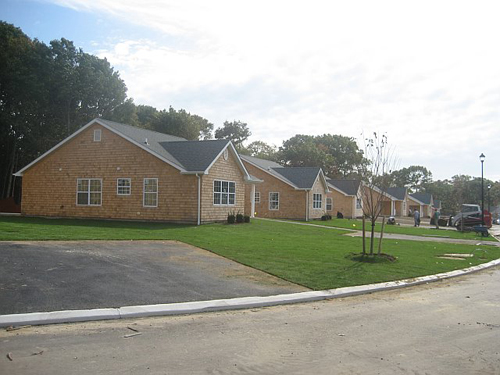 The Cottages in Mattituck, a 22-unit affordable community, while under construction in 2007. | New York State photo