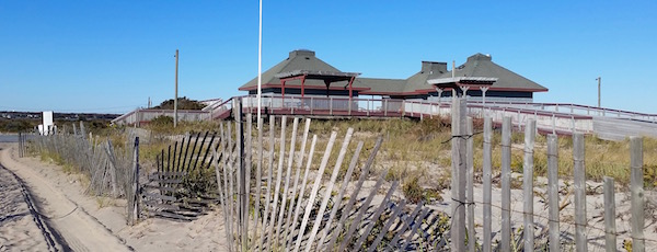 The Ponquogue Beach pavilion.
