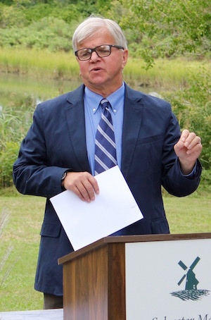 State Assemblyman Fred Thiele spent much of the election season stumping for the CPF extension. Mr. Thiele drafted the original CPF law.