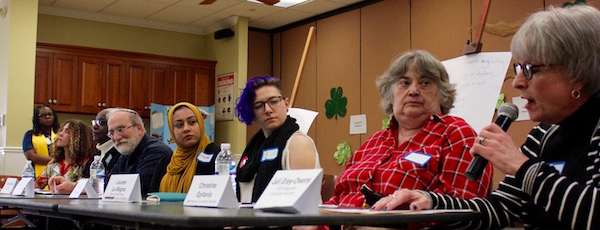 Panelists at the South Fork Grassroots Town Hall for Unity.