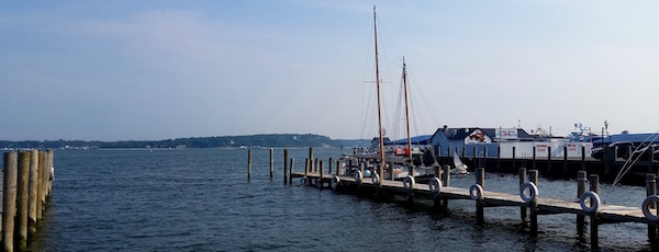 Thursday evening at the Greenport pier.