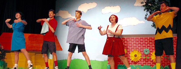 The cast of NFCT's "You're a Good Man, Charlie Brown."
