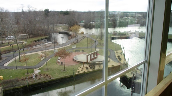 The view from an apartment at Peconic Crossing