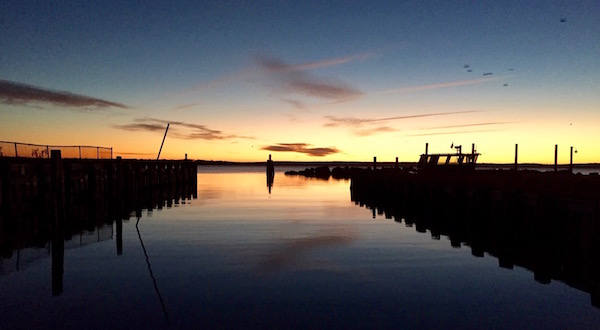Sunday morning at the New Suffolk Boatramp