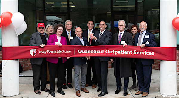 At the Oct. 20 ribbon-cutting ceremony. | photo courtesy Stony Brook Eastern Long Island Hospital
