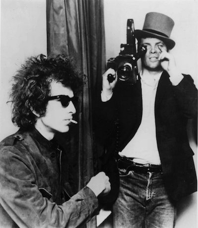 Shooting "Dont Look Back" with Bob Dylan.