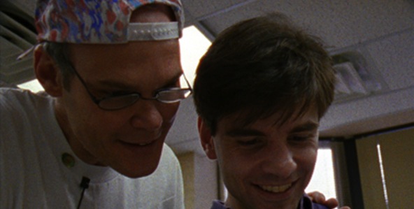 A young James Carville & George Stephanopoulos work to elect then-Arkansas Governor Bill Clinton to the presidency in "The War Room."