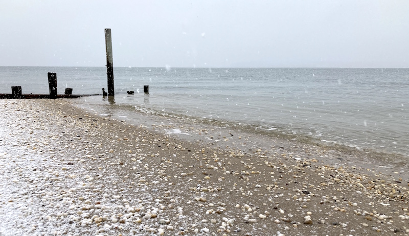 snow beach
