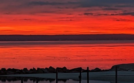 red sky morning