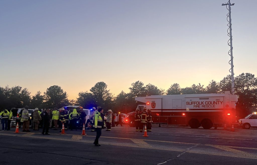 Suffolk FRES's Command Center at the Westhampton Pines Fire. |. Suffolk FRES photo