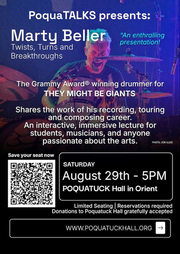 Marty Beller PoquaTalks Poster