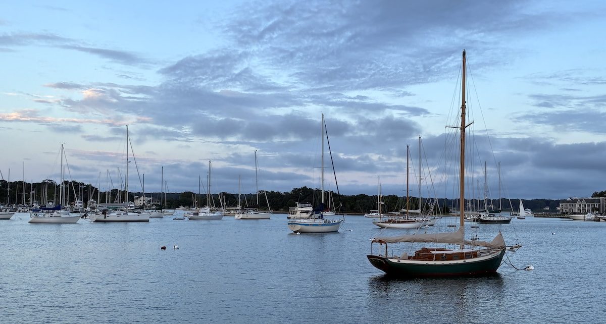 Stirling Harbor, Greenport, Wednesday afternoon.