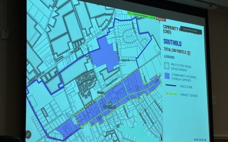 The proposed Community Housing Overlay District for Southold.