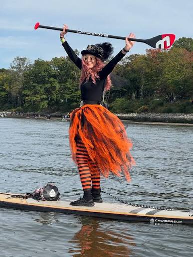Witch's Paddle for the Surfrider Foundation in Three Mile Harbor